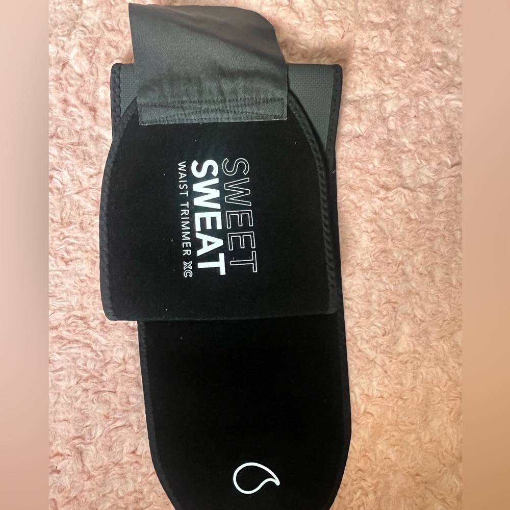 Sweet Sweat Waist Trimmer for Women and Men - Sweat Band Waist Trainer for High